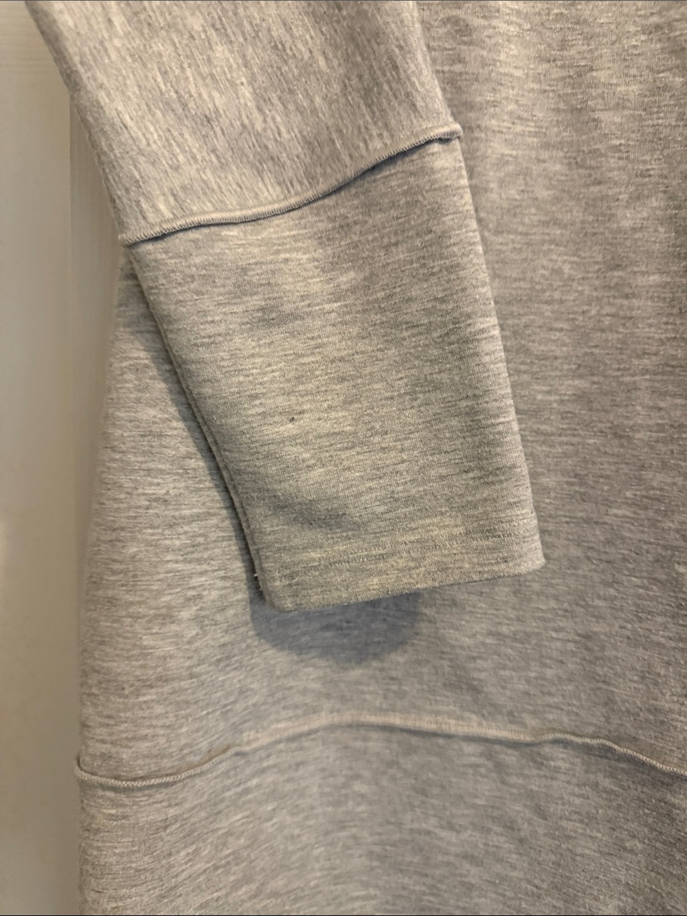 Spanx Casual Gray Sweatshirt Top Tunic S - Picture 2 of 5